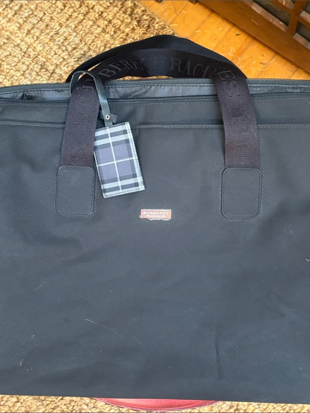 Burberry Black weekender Tote Bag - Classic Everyday Carry fragrance tote